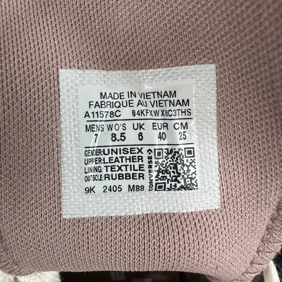 ⭐Converse Run Star Hike Hi Platform Glitter Sz 7 Men Shoes Sneaker Pink A11578C⭐ - Picture 9 of 9